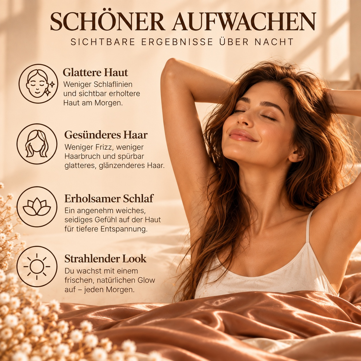 LUNEJA – Das 6-teilige Seiden-Set
